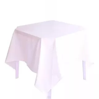 Kit 10 Toalhas Mesa Quadrada 1,50x1,50 Para Festa Buffet Acabamento Overloque Promoção