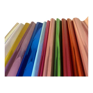 folha laminada 50x70 100 folhas com 5 cores por cento