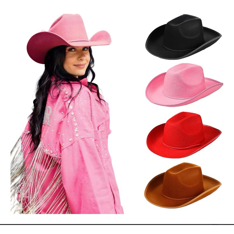 Chapéu Cowboy Boiadeira Infantil Adulto Rodeio Festa Junina