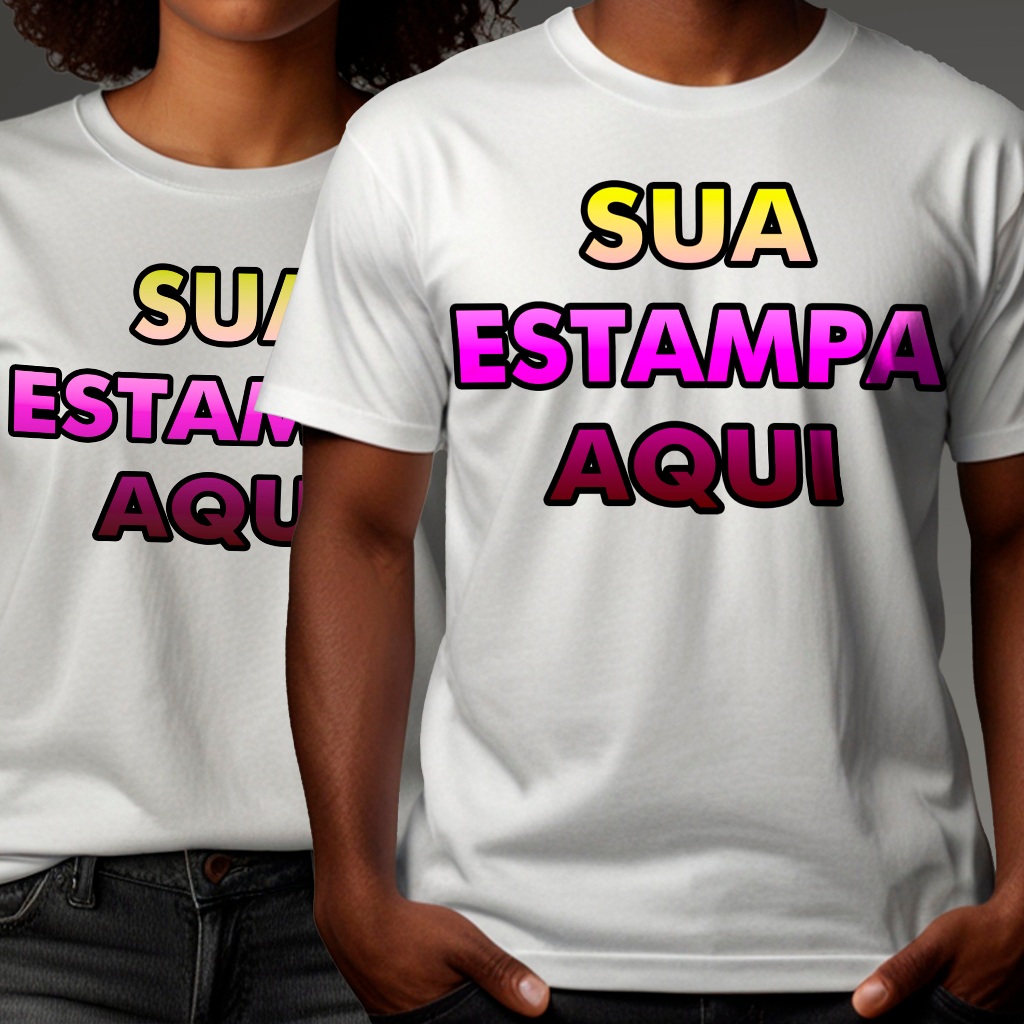 Camiseta Personalizada - Escolha sua estampa