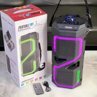 Caixa de Som Bluetooth Potente TWS Estéreo Sem Fio com LED RGB FM