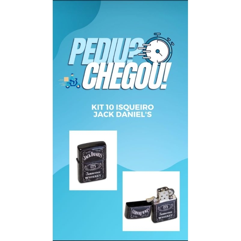 Tabela C/ Dez Zippo Jack Preto