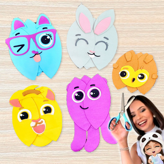 Recorte em Feltro - Turma Bolofofos - Moldes Monique Rangel | Shopee Brasil
