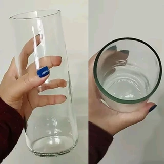 Vaso de vidro para flores- decoração - suporte para vela - decorativo transparente