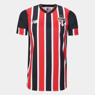 Camisa Do São Paulo Listrada 2024 Tailandesa 1:1 - Camiseta Pronta Entrega