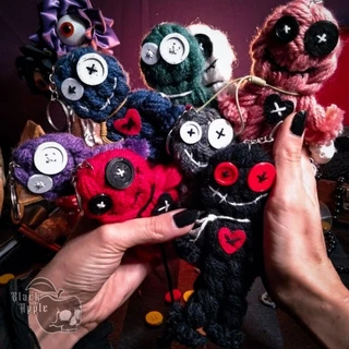 Chaveiros Boneco Voodoo Artesanal Mistico Alternativo Rock Halloween Gótico