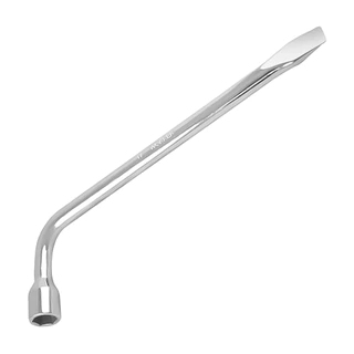 Chave De Roda L Com Espátula Tipo Fenda 19mm Profissional Universal Carro Aço Carbono Resistente em Oferta na Shopee
