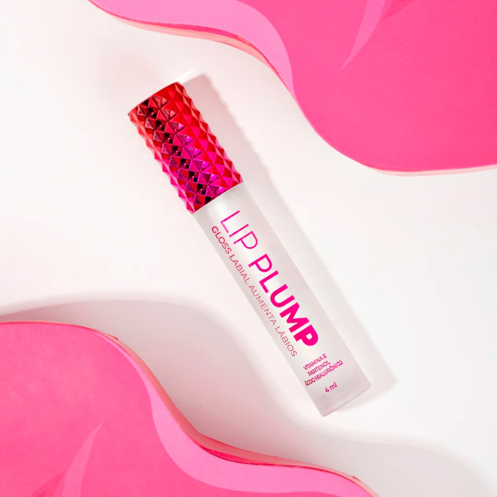 Lip Plump Gloss Labial Aumenta Volume Brilho Lábios Bella Femme Vegano ...