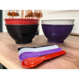 Kit 20 Cumbucas Bowl 700 ml com Colher - Sopa Sobremesa Caldos Porção Açaí