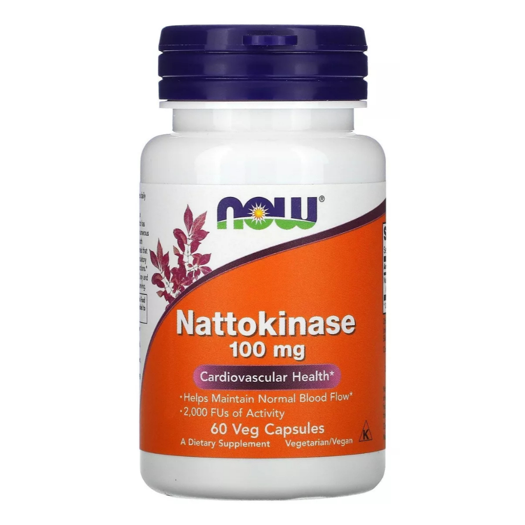 Nattokinase Now Foods 60 Cápsulas Importada