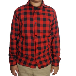 Camisa Juvenil Xadrez Flanelada Blusa de Manga Longa Moda Inverno Gamer VESTE DO 14 AO 16 Envio Já