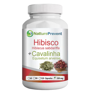 HibiscPlus 500 mg 60 / 90 / 120 Cápsulas - Suplemento Alimentar Natural em Oferta na Shopee