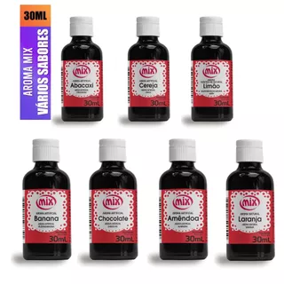 Essência Aroma Artificial Alimentício Comestível 30ml MIX Profissional Culinário