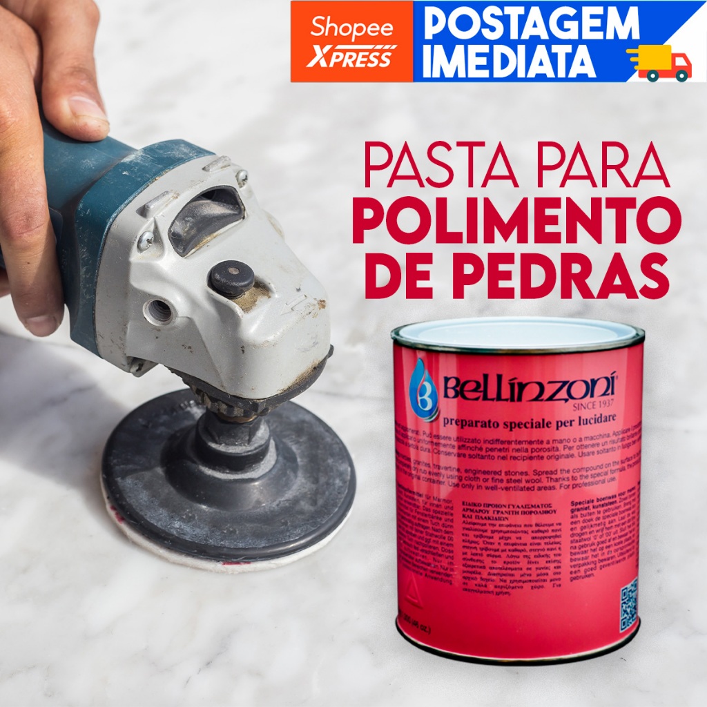 Pasta Para Polimento Incolor 350gr Bellinzoni - Pedras em Geral ...