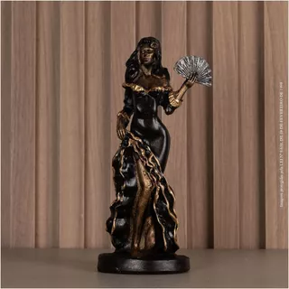 Imagem Orixá Pomba Gira Dama da Noite em Resina - Umbanda / Candomblé
