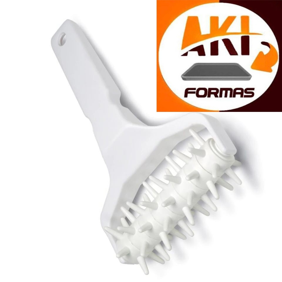 ROLO FURADOR MARCADOR DE MASSAS PLASTICO 17X11,5 CM COM NOTA FISCAL