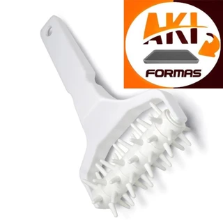 ROLO FURADOR MARCADOR DE MASSAS PLASTICO 17X11,5 CM COM NOTA FISCAL
