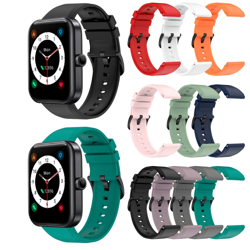 Pulseira 22mm Compativel Com Kabum Smart 700 em Silicone ajustavel macia