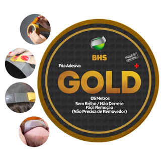 Fita Adesiva Gold Original 5m x 2,5cm para Prótese Capilar