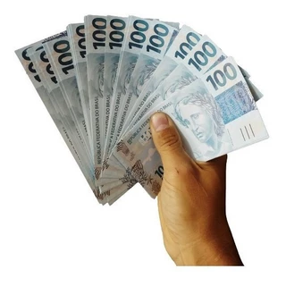 Dinheiro Notas De 100 Reais Tamanho Real Com 50 Unidades