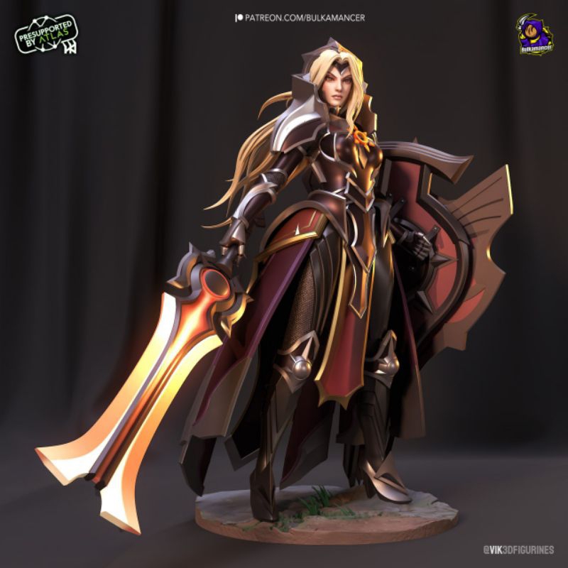Leona league of legends lol Action figure colecionável 3d