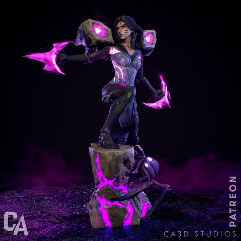 Kai'sa league of legends lol Action figure colecionável 3d