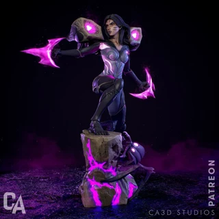 Kai'sa league of legends lol Action figure colecionável 3d