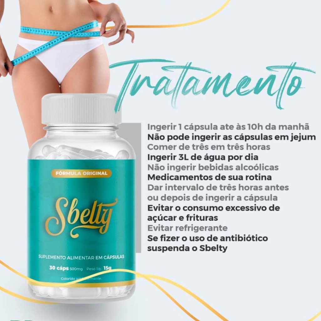 Imagem do produto Sbelty - 30 cápsulas- 100% Original Com Nota Fiscal 3