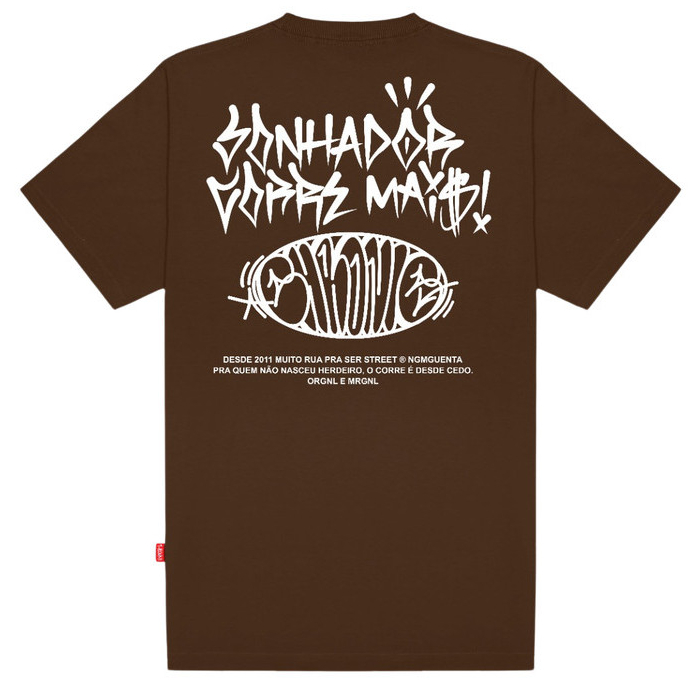 Camiseta Basic Streetwear Oversized Chronic 100% Algodão 3813