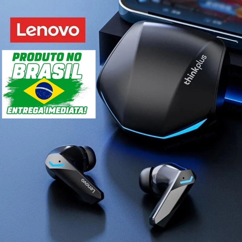 Fone de Ouvido Lenovo GM2 PRO ORIGINAL Gamer Music Bluetooth 5.3