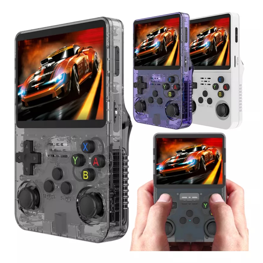 Game Retro Portátil R36S + Cartão 64gb + 15 Mil Jogos