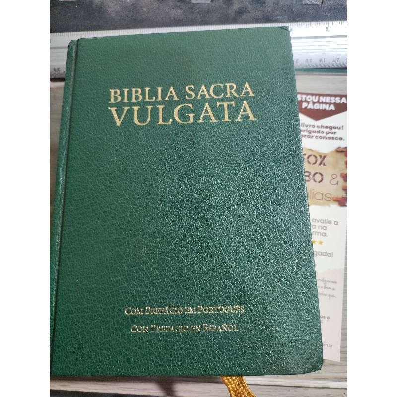 b-blia-sacra-vulgata-em-latim-capa-dura-verde-m-dia-b-blia-sagrada