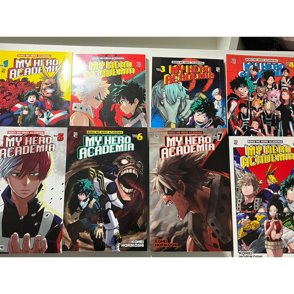 My online Hero Academia Manga Volumes 1-8