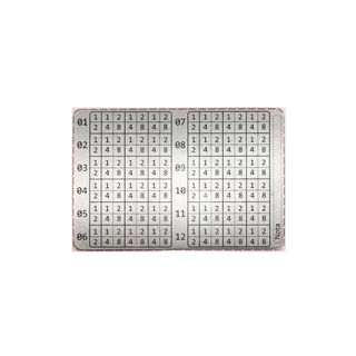 Cold Wallet SafeCRYPTO Fabricada em aço inox 304 (85x55x2mm) | Steel Wallet SEED Cripto Bitcoin