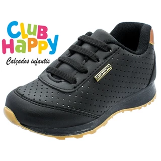 Tenis Infantil Masculino Confortável Escolar Club Happy
