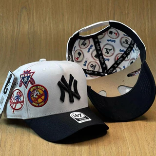 Bonés New York Yankees LA Snapback aba curva masculina e feminina Ny La forro duplo personalizado