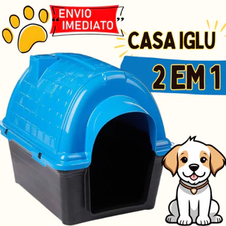 Casinha de cachorro N3 Plástica modelo Iglu Furacão pet