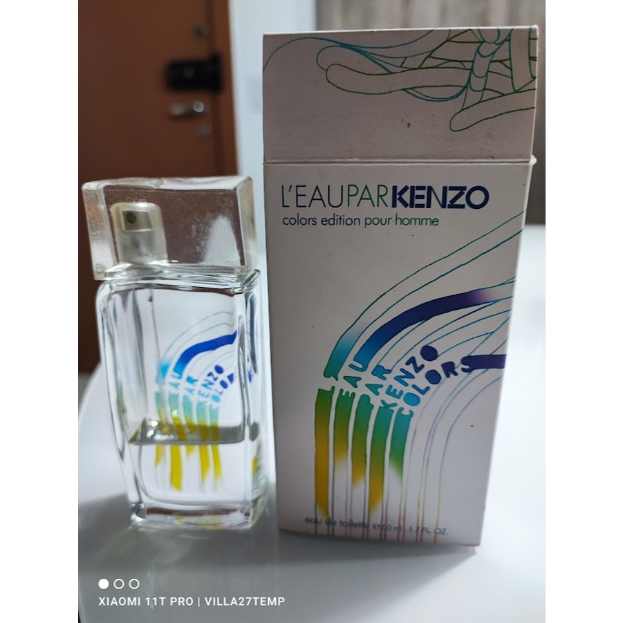 L Eau par Kenzo Colors pour Homme Frasco de 50ml Shopee Brasil