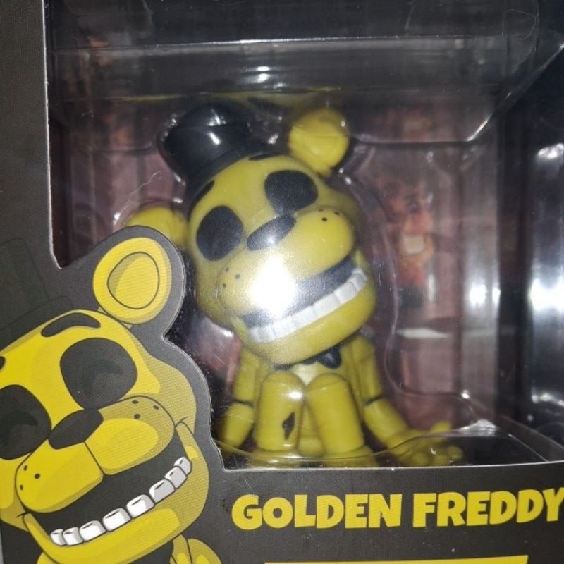 Boneco Youtooz Golden freddy Five nights at freddy's action Boneco Youtooz Golden freddy Five nights at freddy's action