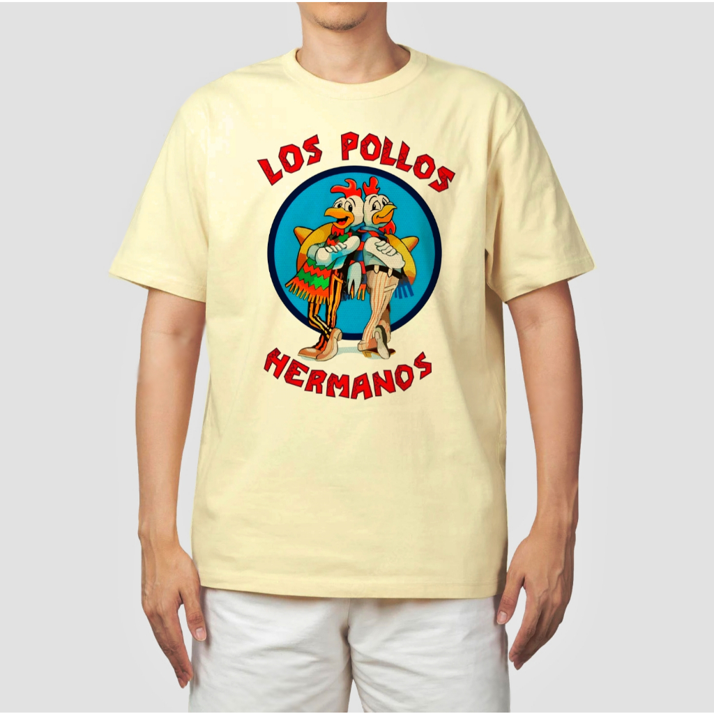 Heisenberg Maglietta Uomo Hermanos Bad Mr White Breaking – Rossa 3XL – 100% Cotone