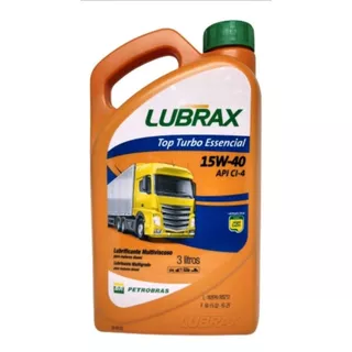 ÓLEO LUBRAX TOP TURBO 15W40 API CI-4 3 LITROS
