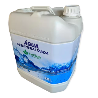 Agua Desmineralizada 20 litros Fertibom Para Bateria Radiador Arrefecimento