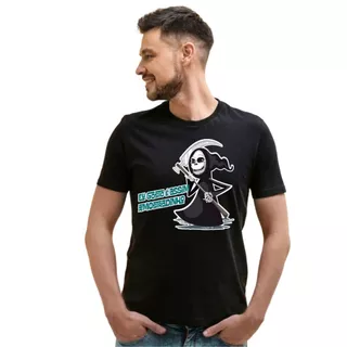 ENVIIO IMEDIATO CAMISETA PRETA MEME AMOSTRADINHO BABYLOOK UNISSEX T-SHIRT