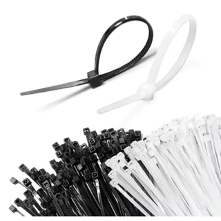 Kit Abraçadeira Nylon Enforca Gato 2,50x150mm C/500pçs (PRETO E BRANCO)