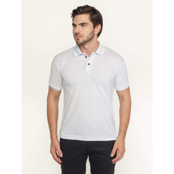 camiseta gola polo lise masculino manga curta malha piquet