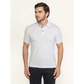 camiseta gola polo lise masculino manga curta malha piquet