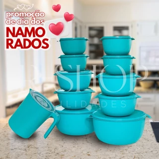 kit potes plasticos vasilhas redondas 2 kit boll + jarra