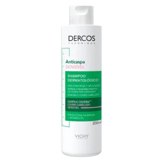 Dercos Anticaspa Vichy Shampoo Dermatológico Sensível 200ml