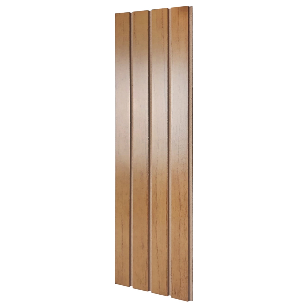 Kit 10 UN Placa Ripada em MDF 53x15 Painel Módulos Decorativos ripados