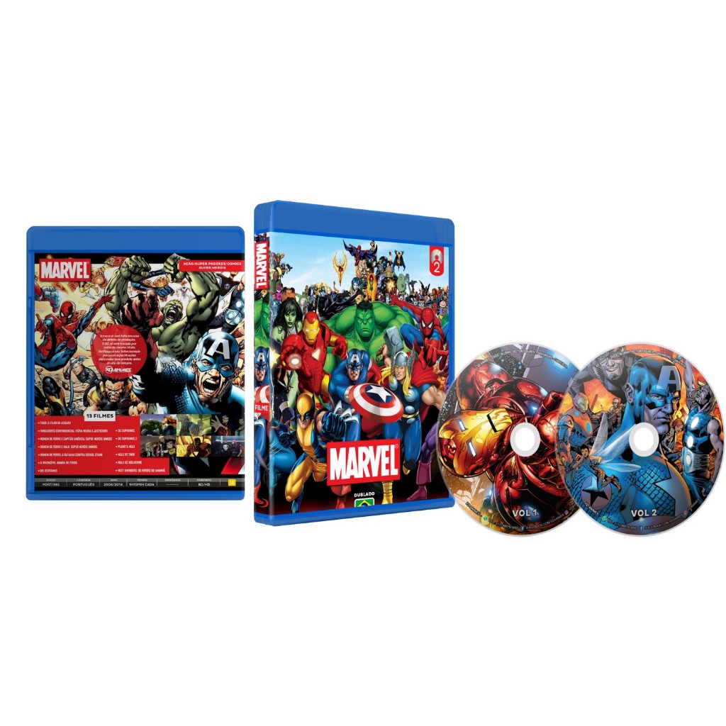 Bluray Todas As Animações Da Marvel (2000-2014) 13 Filmes HD | Shopee ...